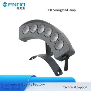 6w Led Outdoor Waterproof Corrugated Lights, 2*6w High and Low Voltage Ancient Town Tile Lights, Led Corrugated Spotlights thumbnail-3
