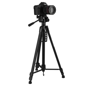High Quality Digital Camera Tripod Aluminum Lightweight 1.4m/55inch Camera Stand Best Phone Holder Tripod WT-3520 thumbnail-5