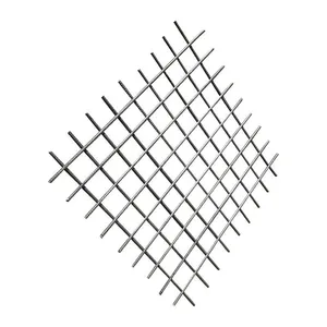 Corrosion Resistance Welded Wire Mesh Panel Low Carbon Iron Wire Plain Weave Square Hole Security Construction Wire Mesh thumbnail-1