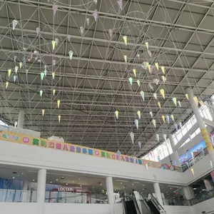 Stadium Grid Structure, Grid Structure Processing, Large-span Glass Skylight, Atrium Glass Roof Canopy thumbnail-3