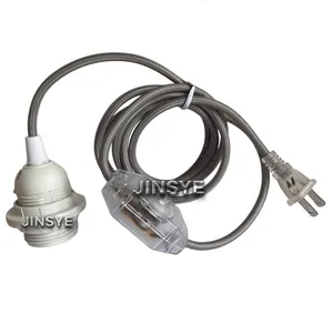 UL Dimmer Switch Pendant Lamp Holder Light Bulb Socket With Plug Lamp Cord thumbnail-1
