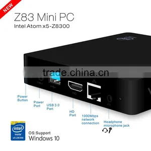 Z83 Intel Atom Cherry Trail X5-Z8300 Quad Core 2GB RAM 32GB ROM Smart tv Box thumbnail-4