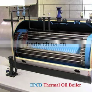 Horizontal Furnace Oil and Gas Double Fuel Fired Thermal Oil Boiler thumbnail-3
