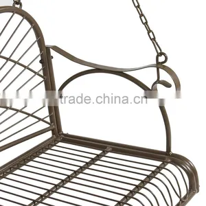 Best Choice Products Leisure Iron Modern Outdoor Patio 3 Seat Double Hanging Swing Chair thumbnail-5