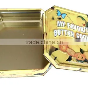 Octagonal Tin Box for Cookie thumbnail-2