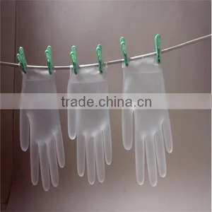 Vinyl Examination Gloves Blue, Clear Vinyl Disposable Gloves, CE ISO Supported Vinyl Hand Use Gloves thumbnail-3