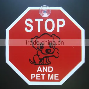 Plastic Suction Cup Car Window Sign thumbnail-1
