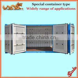 Modified 20' ft 40' ft Open Side Container With Hanging Clothes Mesh Wire thumbnail-1