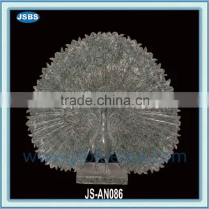 Carved Marble Peacock JS-AN086 thumbnail-1
