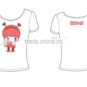 China OEM Plain Cotton T-shirts Women thumbnail-5