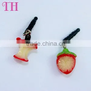 Best Selling Decorative Eco-friendly Resin Anti Dust Plug Charm thumbnail-1