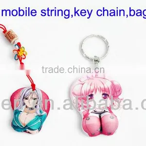 Promotional 3D Beauty Key Chain/PhoneChain/Bag Decoration thumbnail-4