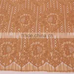 High Quality Heavy Cotton Nylon Mixed Cord Lace Fabric With Dirty Wash thumbnail-6