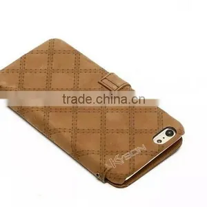 Handmade Genuine Real Leather Man Business Case for Iphone 6 Plus thumbnail-5