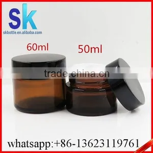 50ml Clear Glass Jar for Cosmetic thumbnail-1