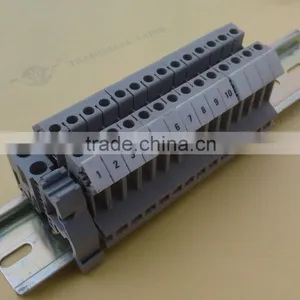 UK5N/4mm Din Rail Terminal Block Connector thumbnail-1