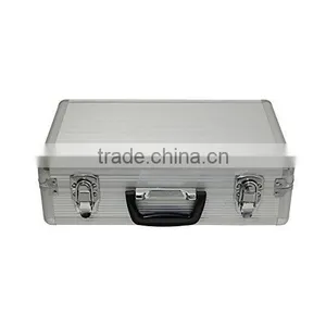 Aluminium Flight Case Microphone Camera Silver 400x240x125mm Foam Insert thumbnail-2