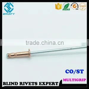 HIGH QUALITY FACTORY DOME HEAD STAINLESS STEEL BODY STAINLESS STEEL MANDREL MULTI GRIP POP BLIND RIVETS thumbnail-6