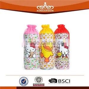 Water Bottle Cooler Sleeve Water Bottle Drawstring Bag thumbnail-1
