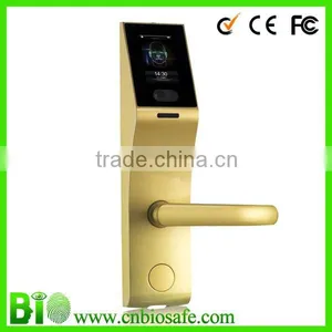Good Price With Remote Control 3 Inch Touch Screen Reader Facial Recognition Door Lock(HF-LF100) thumbnail-1