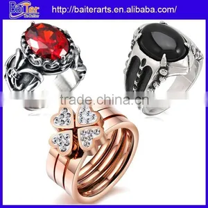 Stocked Men's Ring Titanium Gemstone, Rose Gold Ring Titanium Gemstone, Ring Titanium Gemstone thumbnail-1