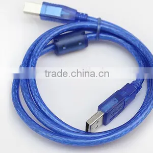 Transparent Blue Ferrite USB 2.0 for Pinter thumbnail-3