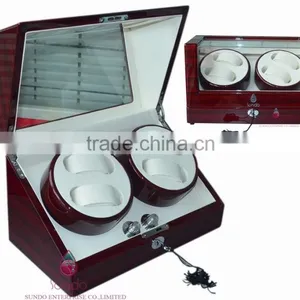 Fancy Smart Wood Watch Winder Box Luxury thumbnail-1