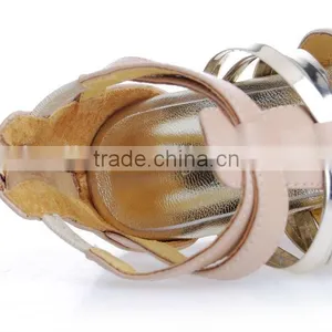 Women Models Brown Wedged Designers Girls Roman Wedged Sandals thumbnail-4