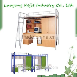 High Quality Ordinary Divided Metal Bunk Bed With Cheap Price China Supplier Steel Bunk Bed New Design Metal Bunk Bed Prices thumbnail-1