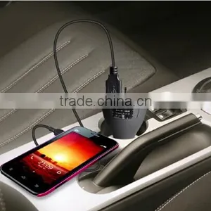 Wholesaler Support Dual USB Car Charger 5V 2.1A In-car Simultaneous Charing for Phone thumbnail-1