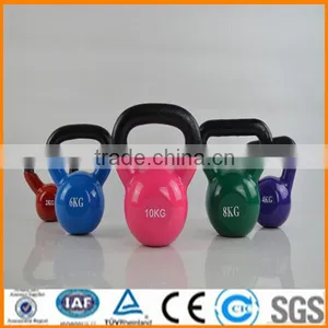2kg 4kg 6kg 80 10kg 12kg 16kg 20kg Vinyle Color Kettlebell thumbnail-1