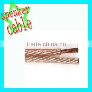 Clear Speaker Cable With Red Line thumbnail-1