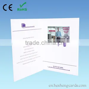 4.3inch ,5inch ,7inch Newest Lcd Video Greeting Card for Invitation,business Gift. thumbnail-5