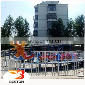 Amusement Park Rides Kids Fairground Ride Small Roller Coaster Big Green Worm Ride for Sale thumbnail-3