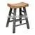 RESTAURANT SMALL BAR STOOL , INDUSTRIAL BAR STOOL WITH WOOD SEAT thumbnail-1