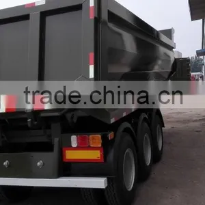 2/3 Axles Tipper Trailer /Self Dumping/Dump/Dumper Truck Semi Trailer thumbnail-1