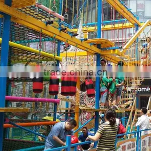 Exciting and Cheap Indoor Kids Obstacle Course Equipment Ropes Course Equipment thumbnail-2