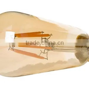 Gold Tint Cover St64 8w E27 Led Edison Bulb thumbnail-3