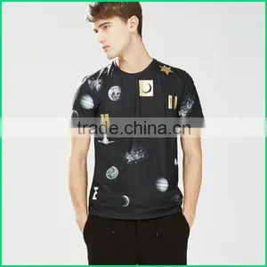 Custom Cheap Dry Fit Mans t Shirts or Custom Printed 3dt-shirt and Print Tshirt Sample Design for Men With 3Dprinting thumbnail-1