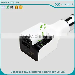 Promotional Custom Logo 2 Dual Usb Port 2.1A USB Car Charger thumbnail-1