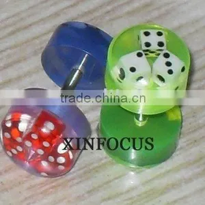Hot Sale Acrylic UV Dice Ear Skin Driver thumbnail-1