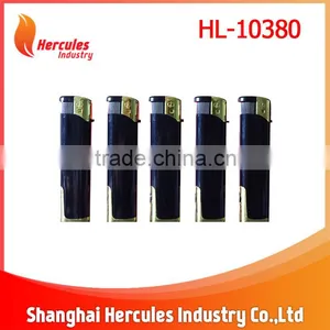 Windproof Led Lighter Gold Torch Lighter LED HL-10380 thumbnail-1