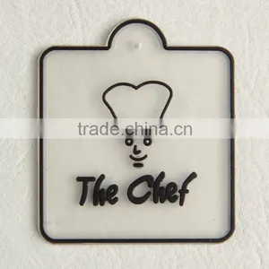 Transparent Custom Promotional Pvc Rubber Clothing Label thumbnail-2