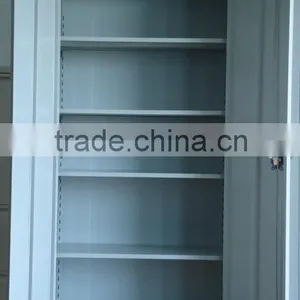 Steel Bookcase With 4 Adjustable Shelf for Metal Filing Cabinet Cupboard thumbnail-1