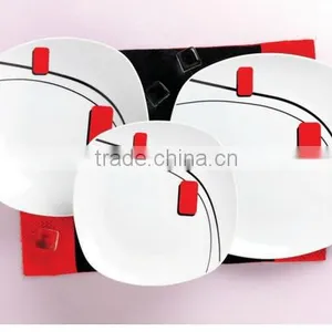 18Pcs High Quality Square Fine Porcelain Dinner Sets for Kitchen Wares thumbnail-4