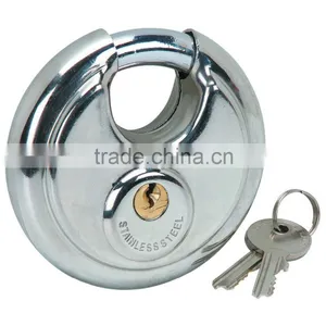 High Quality Stainless Steel Circular Padlock thumbnail-1