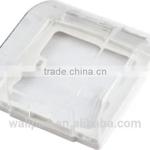 New Arrival Wholesaler Wallpad for Wall Switch Socket Outlet 86 Type Transparent Waterproof Electrical Plastic Box Enclosures thumbnail-1