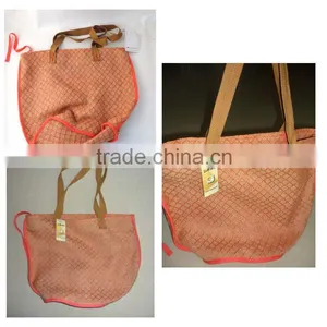 WLLDW-1161 100% Straw Checked Fashion Girls Laptop Leisure Bags thumbnail-1