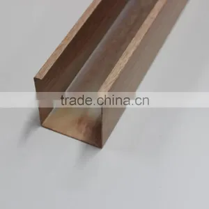 Strong Weather Resistance Wood Grain Aluminum Metal Screen Linear Ceiling U Channel Screen Ceiling Panel thumbnail-5