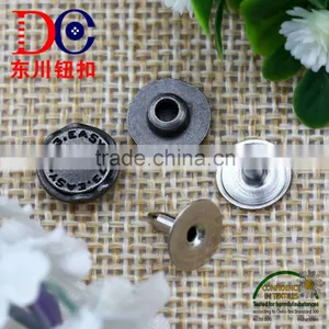 Fashion Metal Button and Rivets Custom Rivets Logo thumbnail-2